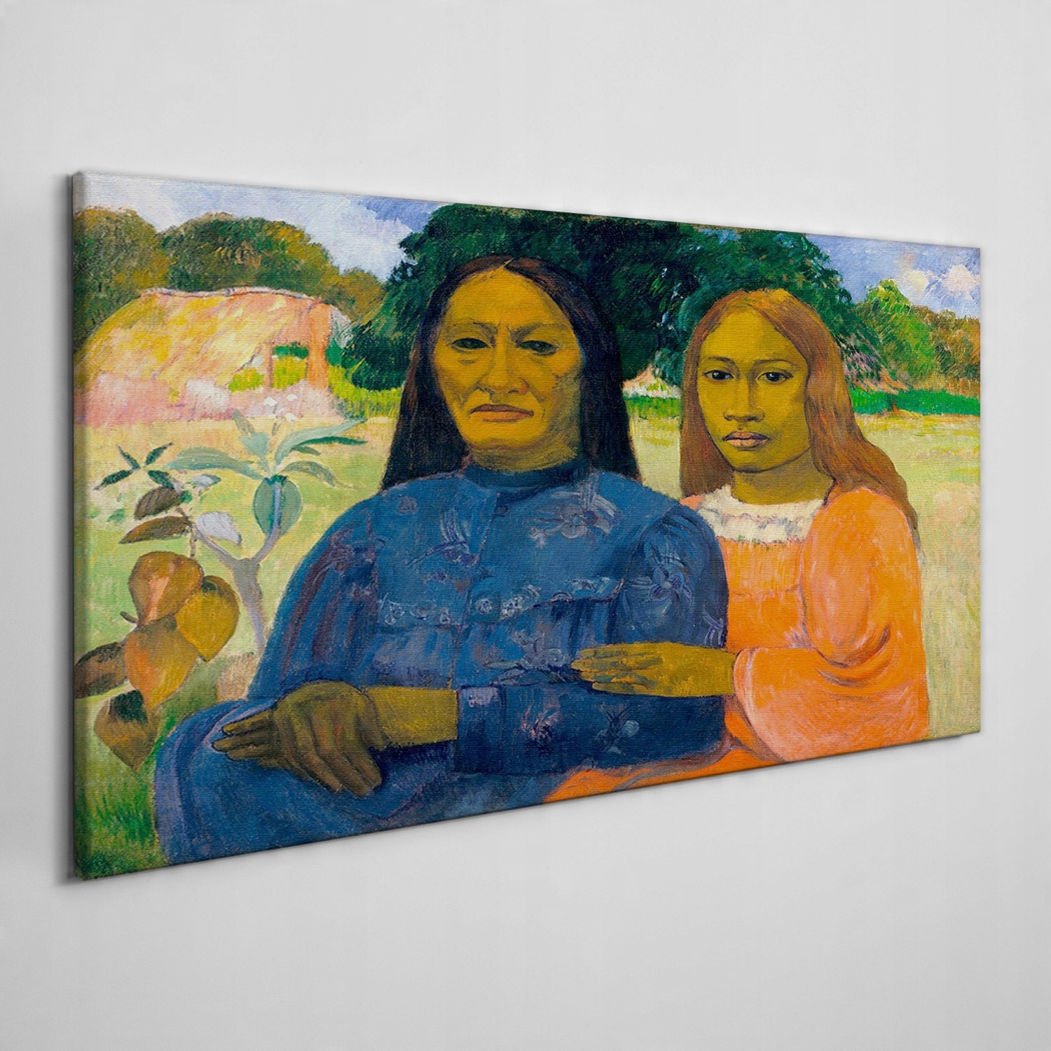 

Obraz na płótnie Dwie kobiety Paul Gauguin 140x70