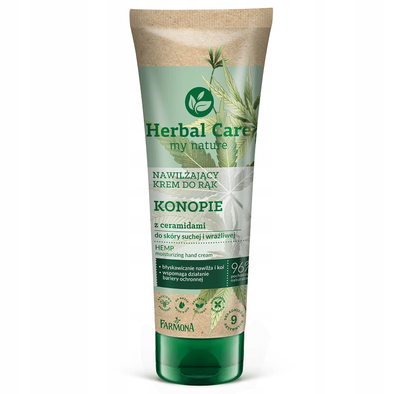 

Herbal Care Nawilżający krem do rąk Konopie