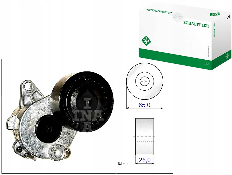 Rolka Napinacza Klínového Řemene Ina 68091866AA 681