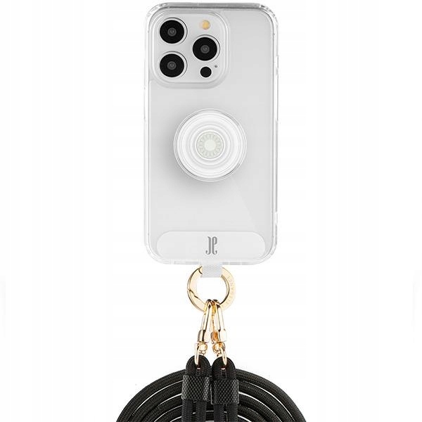 Etui PopGrip 3w1 przezroczyste do iPhone 15 Pro 6.1" Just Elegance