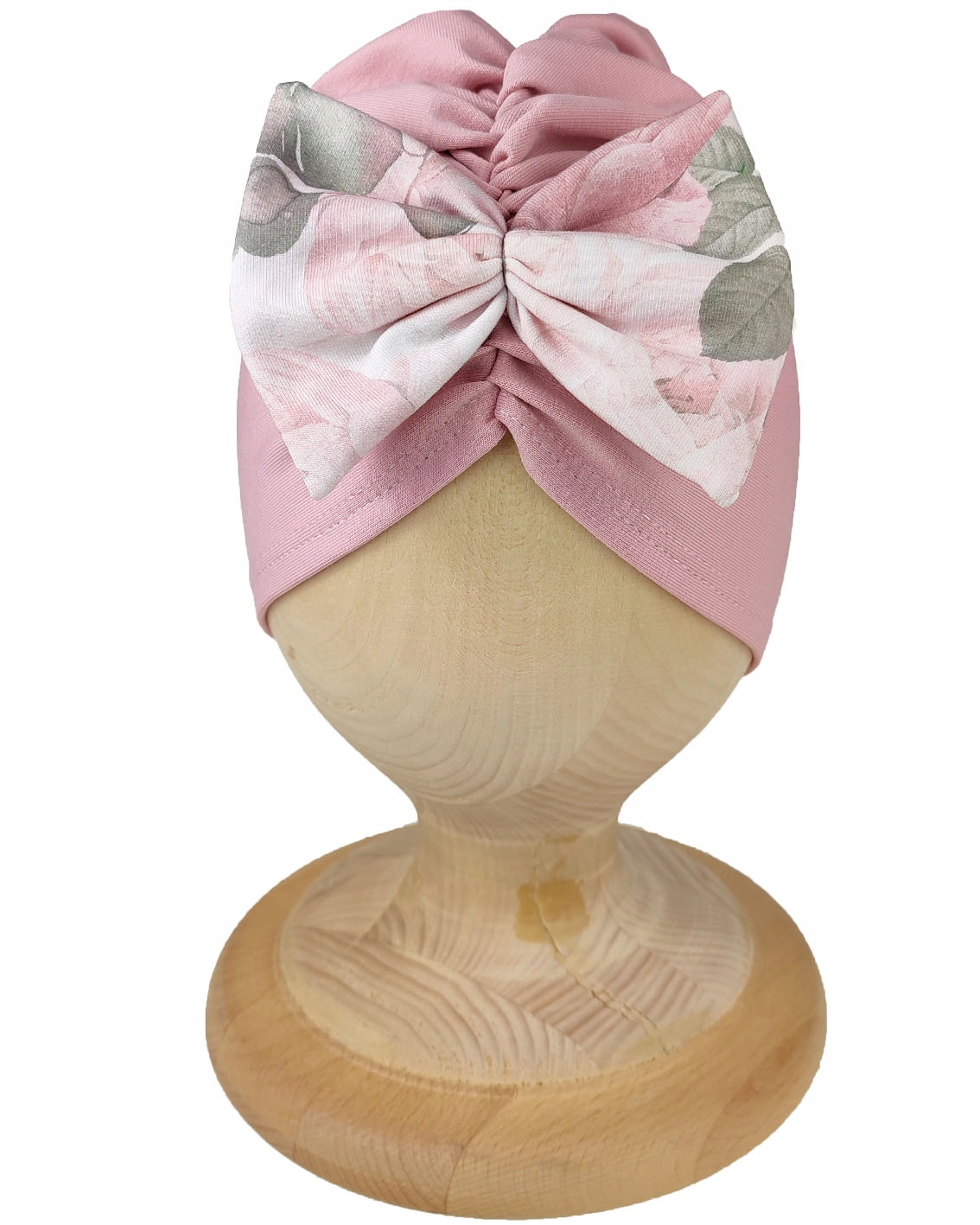 

Czapka jesienna Turban Marszczony z kokardką 44-47