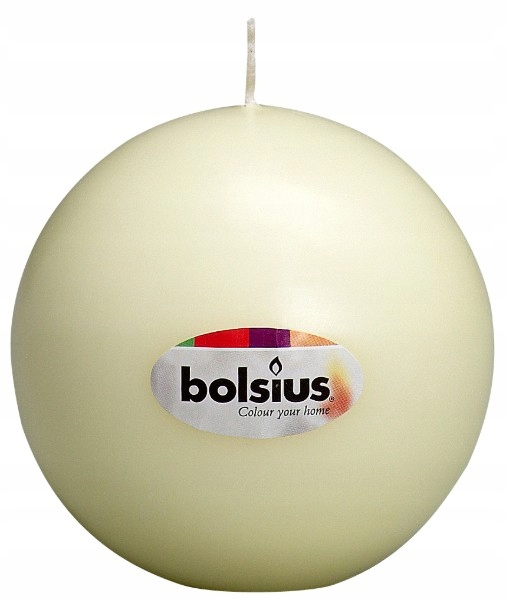 

Bolsius Świeca Kula 70 mm kremowa A'1
