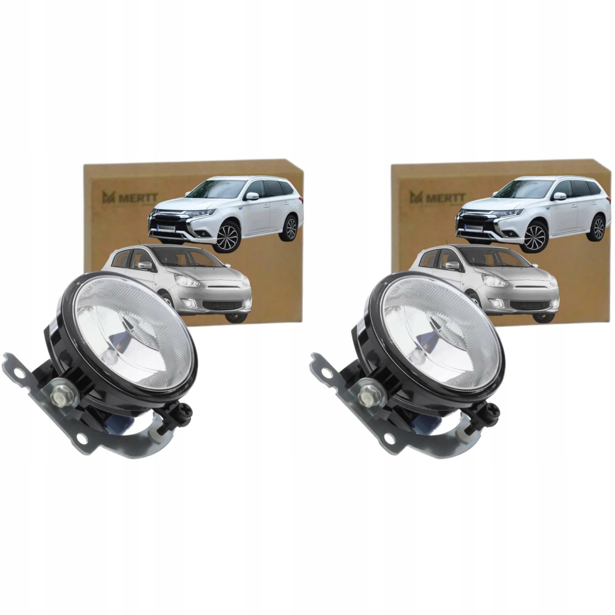 2x Halogen Levý Pravý Nový 8321A466 Lampa Proti Mgie Mitsubishi Outlander