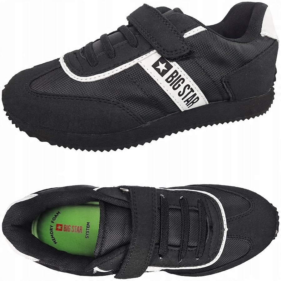 

Modne dziecięce buty Big Star czarne FF374134 32
