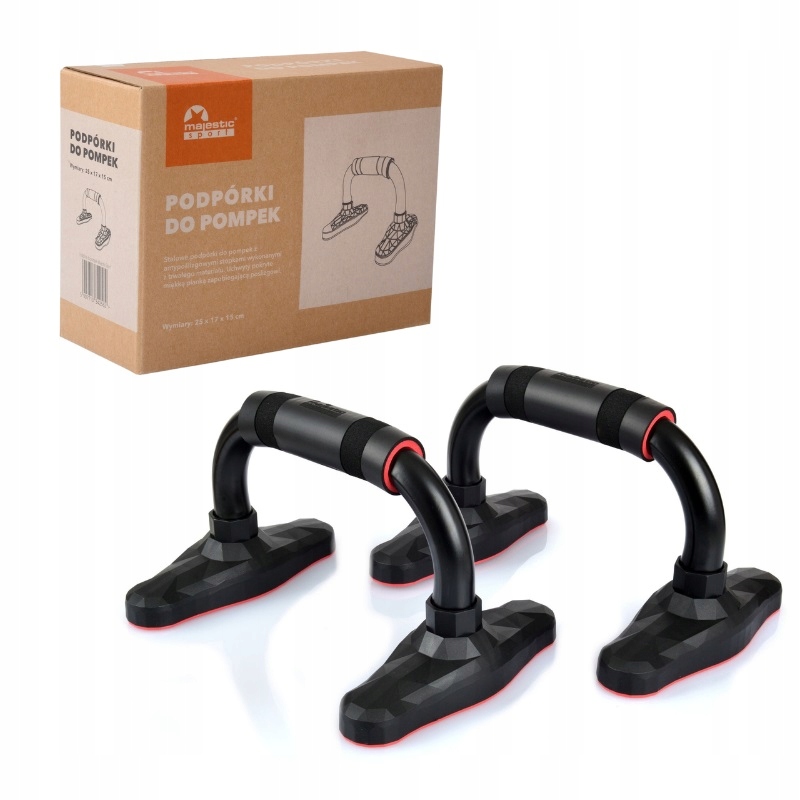 

Uchwyty do pompek podpórki push up Majestic Sport