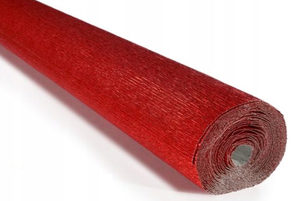 

Krepina Włoska 180g nr. 803 Czerwień Metaliczna