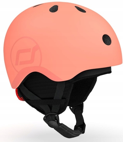Scootandride Kask narciarski zimowy S- M dla dzieci 3+ Peach Scootandride