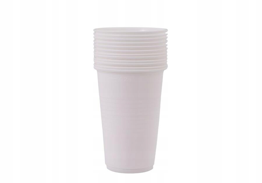 kubki  200ml białe - 12szt. — 2