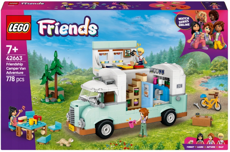 Lego Friends 42663 Dobrodružství v karavanu přátel