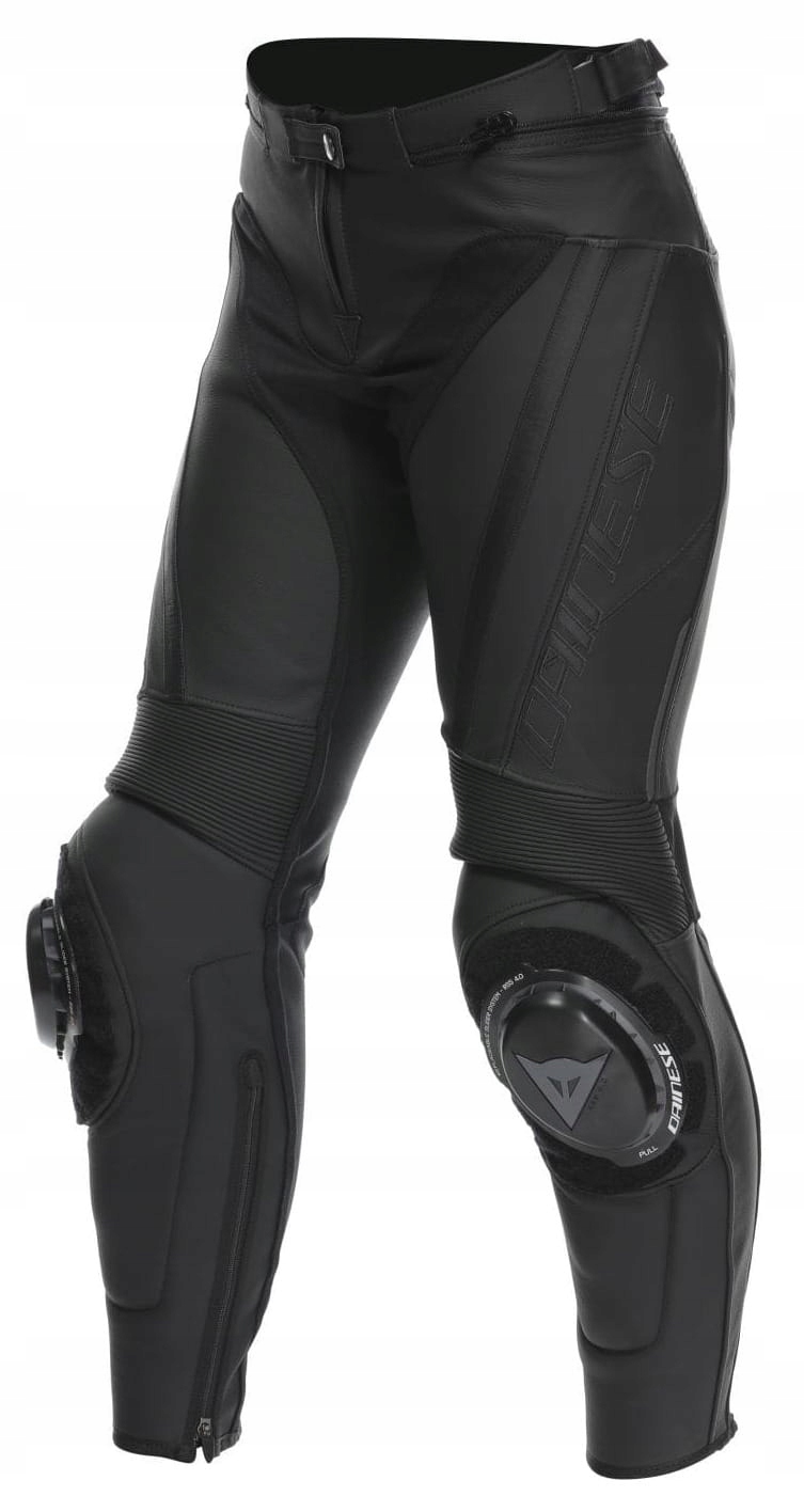 Dainese Delta 4 Lady Black Dámske Kožené Motocyklové Nohavice Čierne