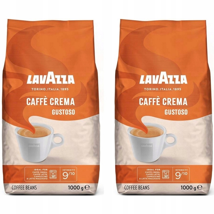 Kawa ziarnista mieszana Lavazza Caffe Crema Gustoso 2x1kg
