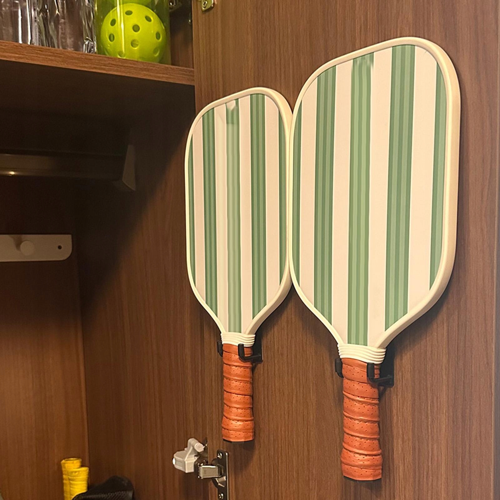 2X 2 Шт. Підставки Pickleball Для Ракет Pickleball, Гачки Для