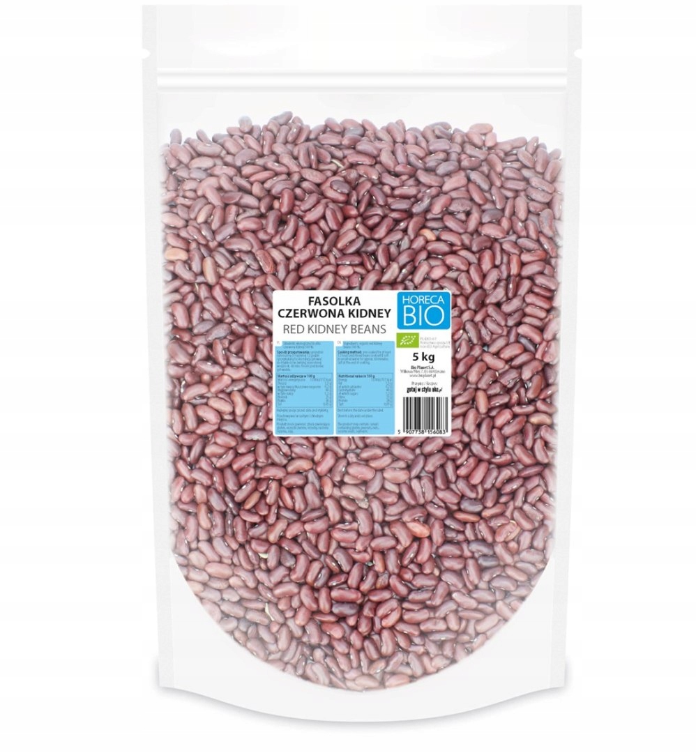 Fazole Červené Kidney Bio 5 kg Horeca (bio Planet)