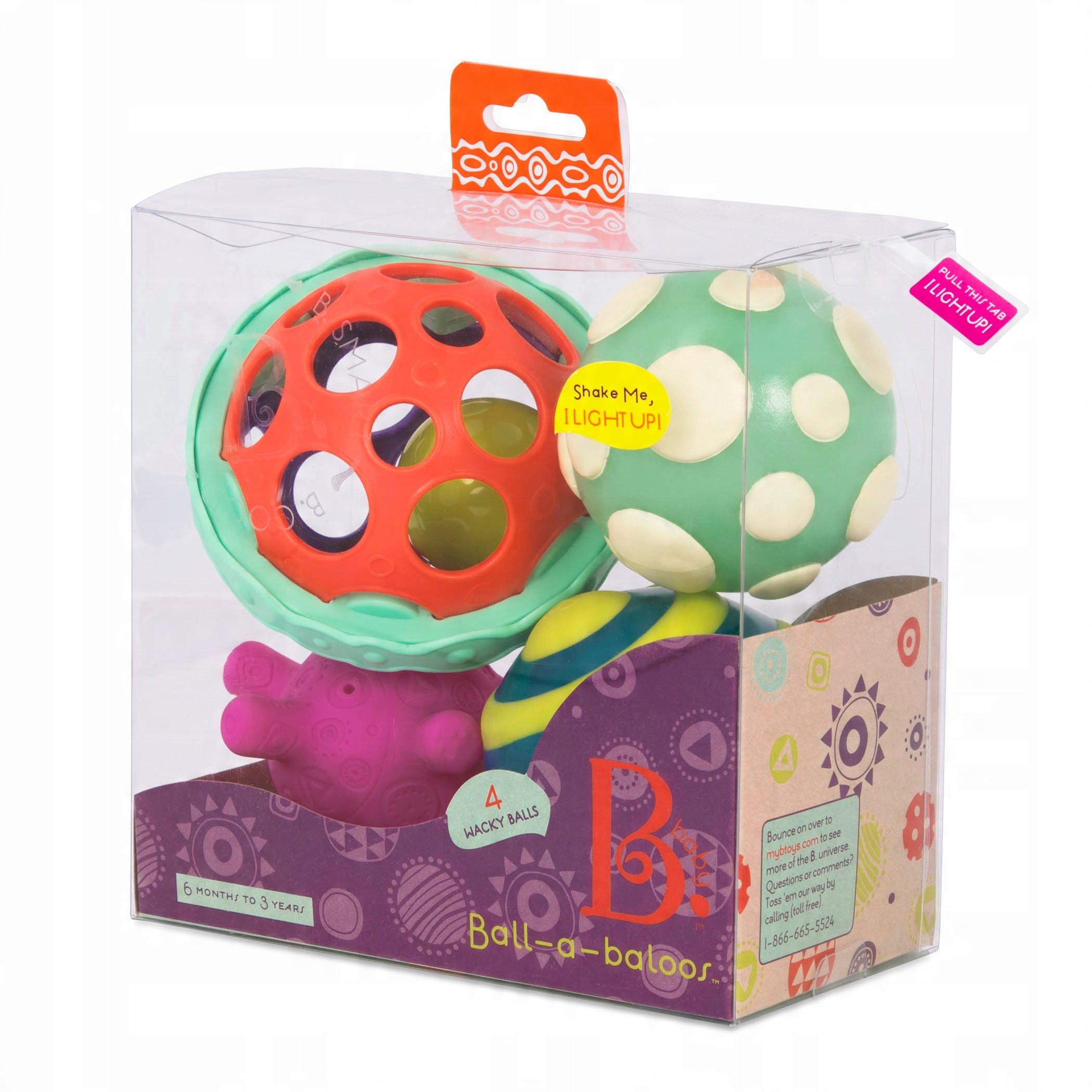 

B.toys: piłki sensoryczne z piłką świecącą 1458