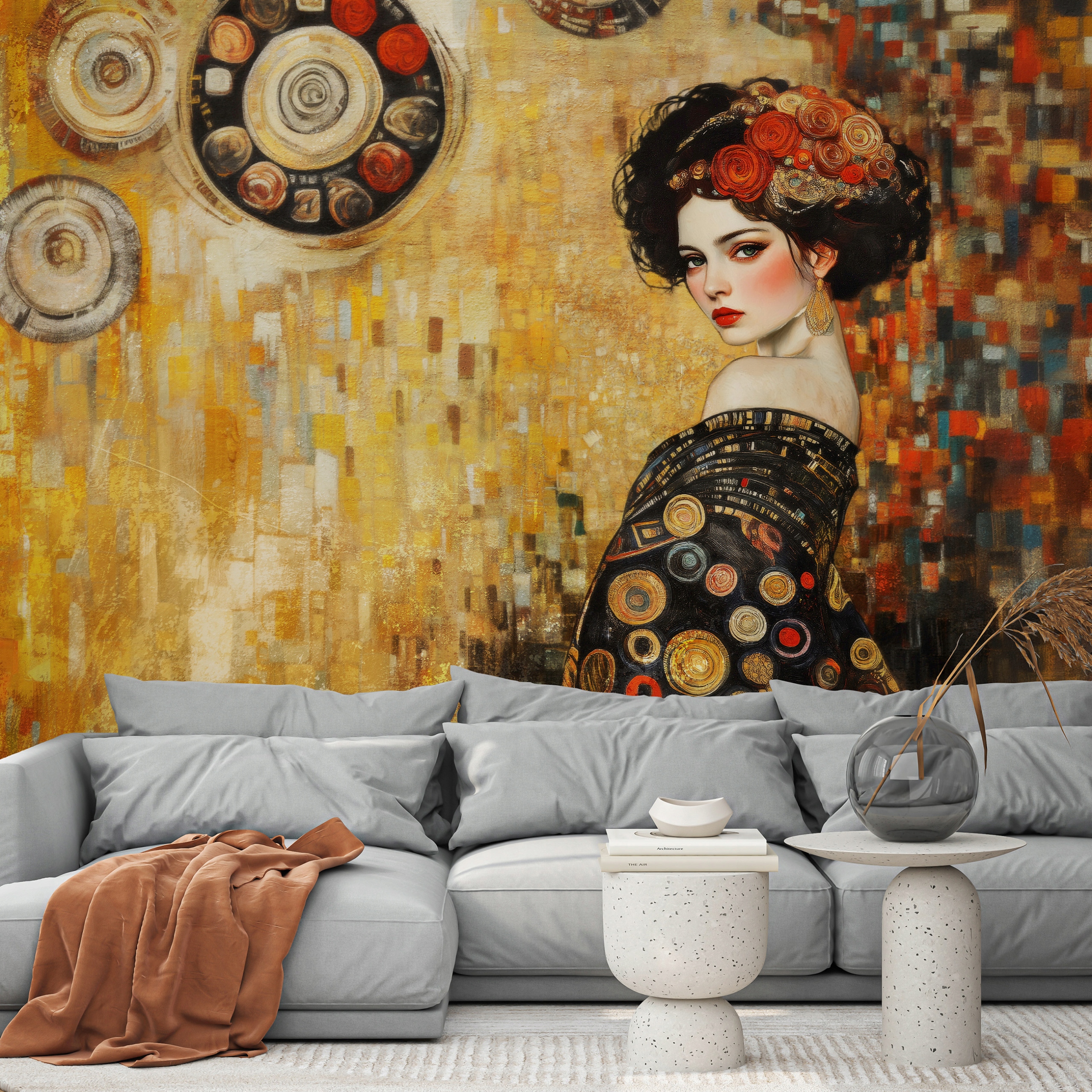 Fototapeta Secesná elegancia v štýle Klimta portrét ženy 300x210 lepidlo