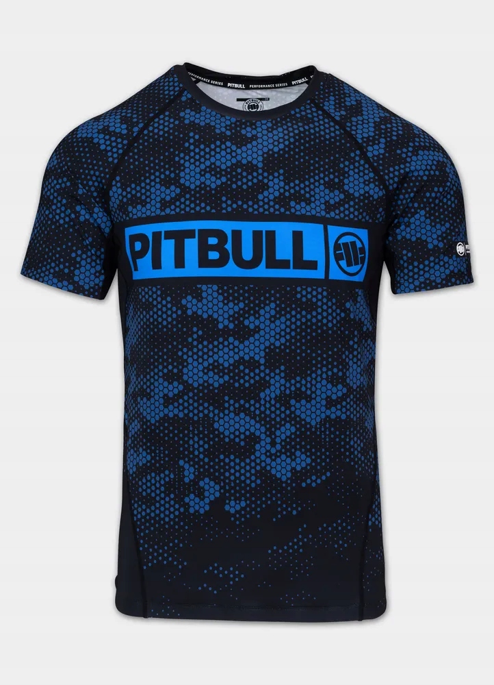 Tréninkové tričko s krátkým rukávem Pitbull S, modré
