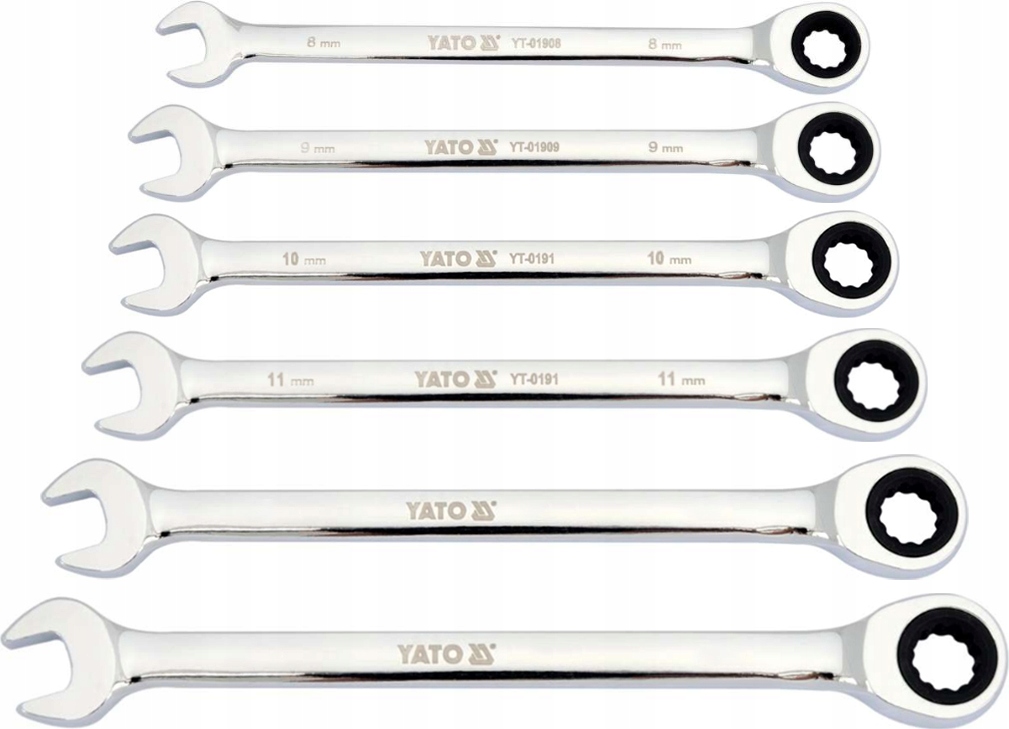 

Klucze Płasko-oczkowe Z Grzechotką 8 13mm 6 El.