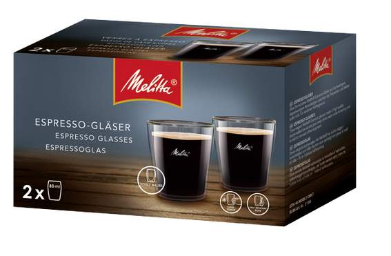 

Melitta szklanki termiczne espresso 2x 80ml