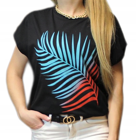 

Bluzka Koszulka T-shirt Nadruk Dużo Wzorów 3XL 46
