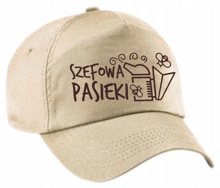 

pszczelarza Czapka Szefowa Pasieki beżowa