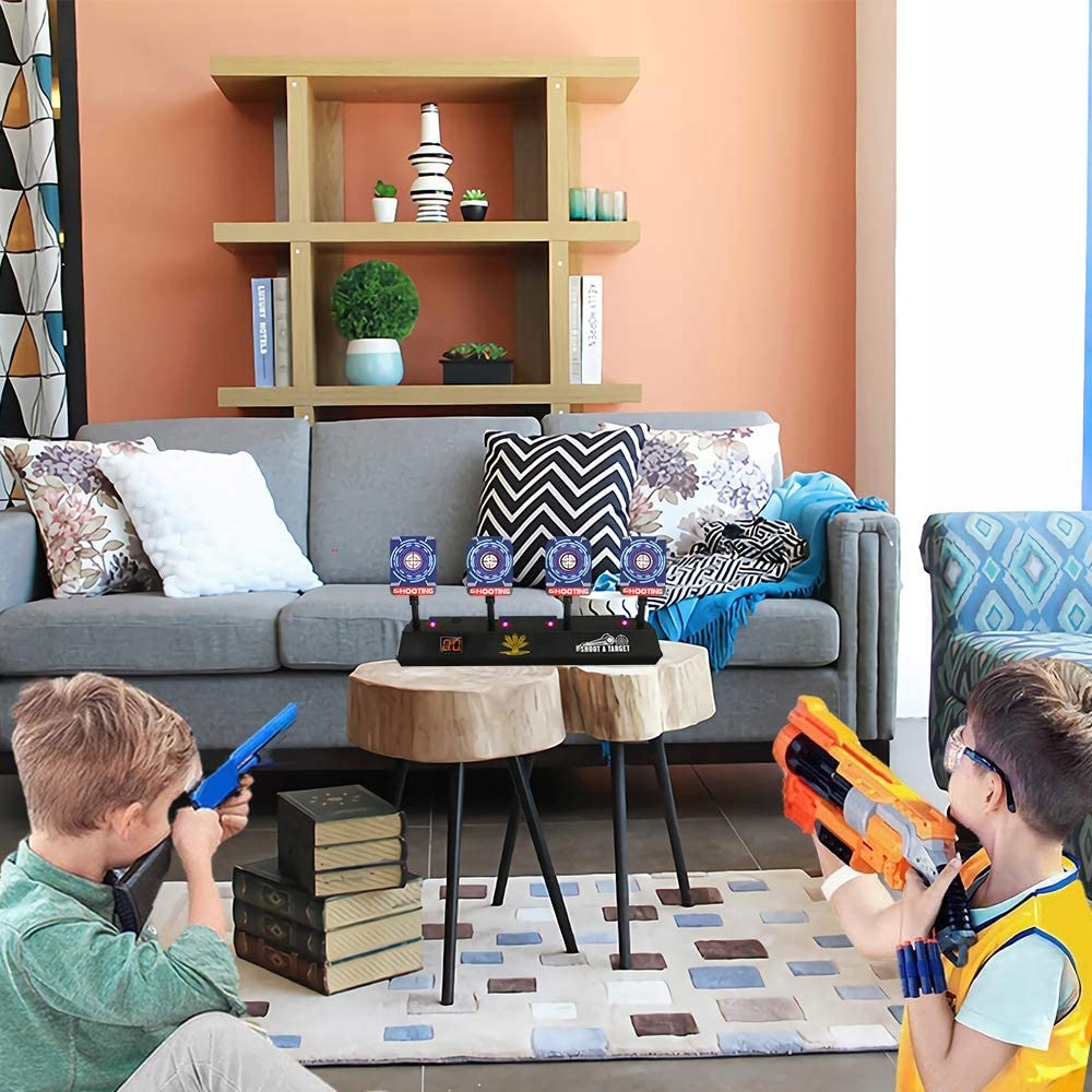 ELEKTRONICZNA TARCZA 4 CELE DO NERF + 30 STRZAŁEK EAN (GTIN) 6096503972962