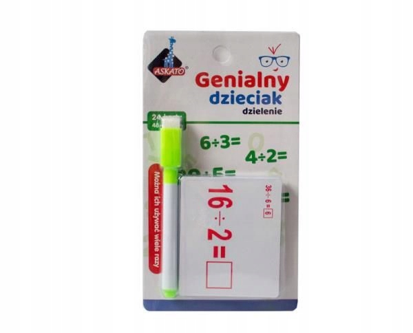 

Genialny Dzieciak Fiszki Matematyczne Dzielenie