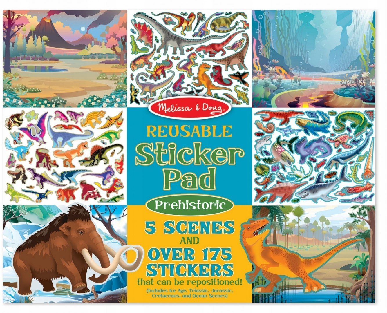 

Naklejki Wielokrotnego Użytku Dinozaury Melissa