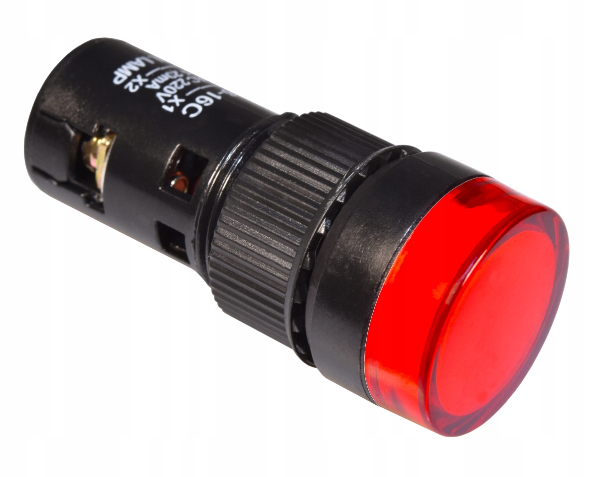 

Kontrolka sygnalizacyjna 16mm Led 230V czerwona