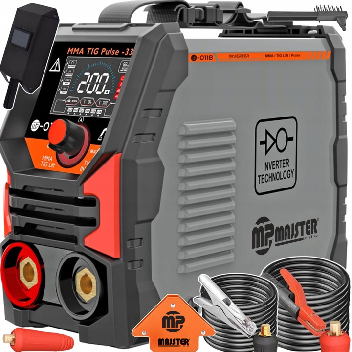 Spawarka Inwertorowa inwerterowa Mma Pulse Tig Lift Tig 330A Digital MP0118