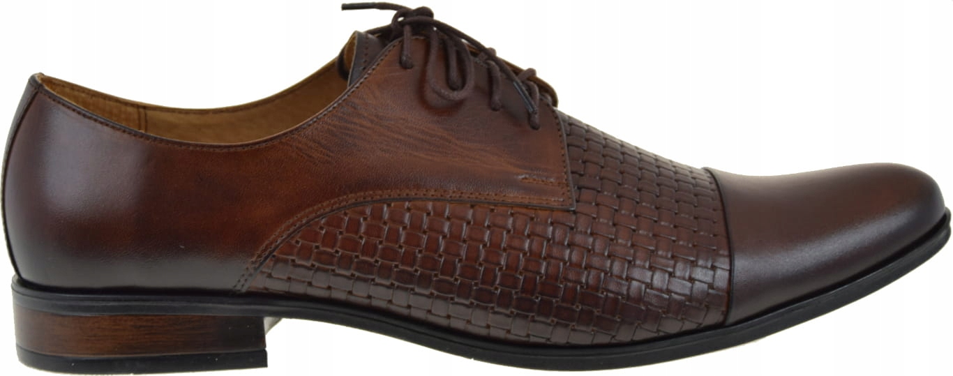 Elegantní Pánské Polobotky Na Návštěvu, Hnědé, Velikost 507 45