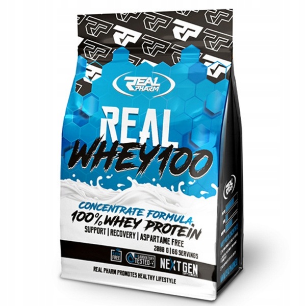 Real Whey 100 2 Kg Čokoláda Real Pharm