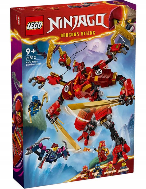 Lego Ninjago Lezecký Mech Ninja Kaia Sada Kostek 71812