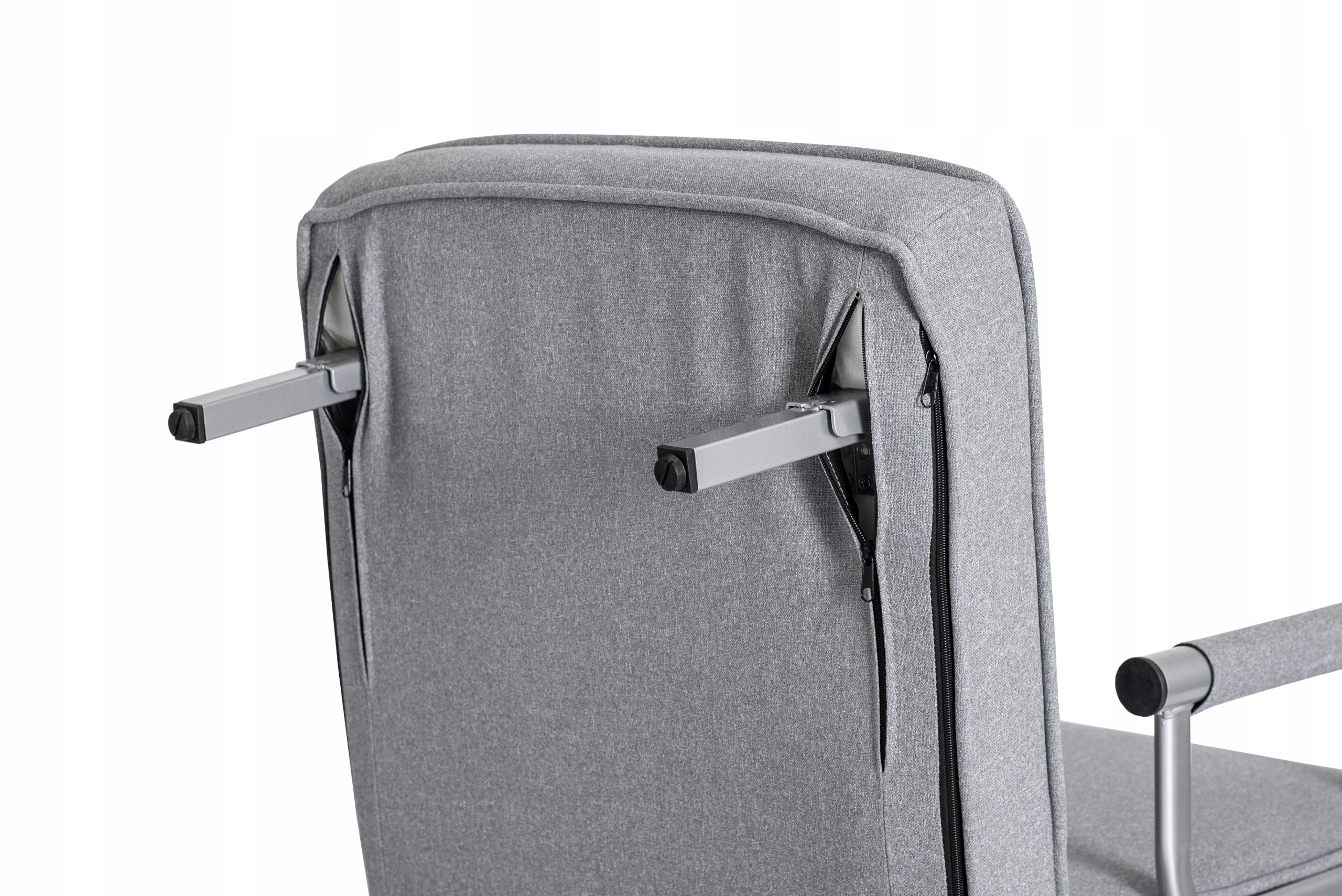 Fotel Wypoczynkowy Rozkładany Tapicerowany Do Spania Salonu Szary BART Rodzaj rozkładany