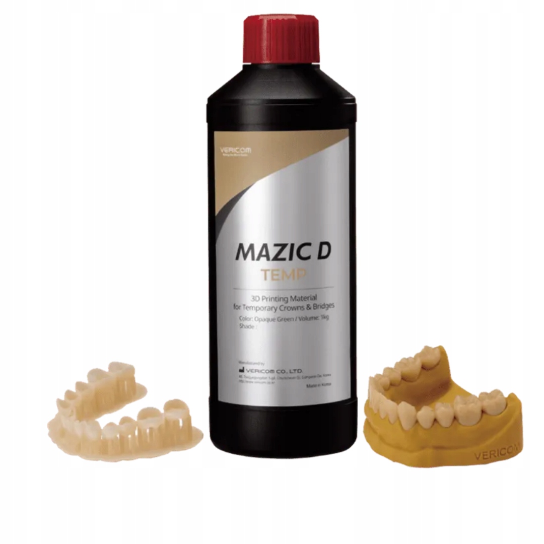 Uv pryskyřice Vericom Mazic D Temp Bl 1 kg 1 l pro 3D tiskárnu