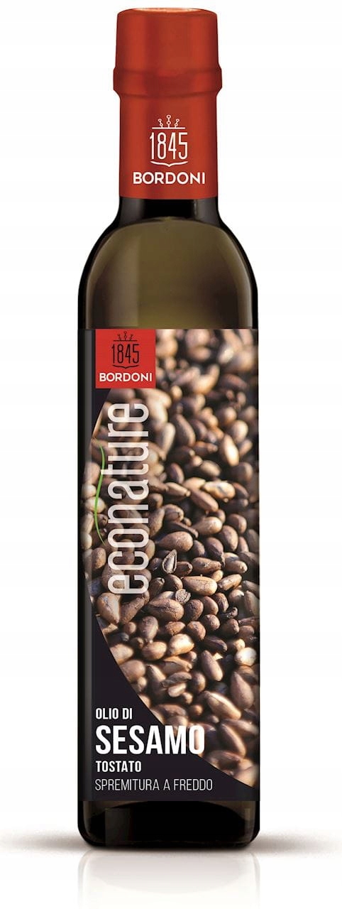 Levně Sezamový Olej (z Pražených Semen) Lisovaný Za Studena Bio 250 ml Bordoni