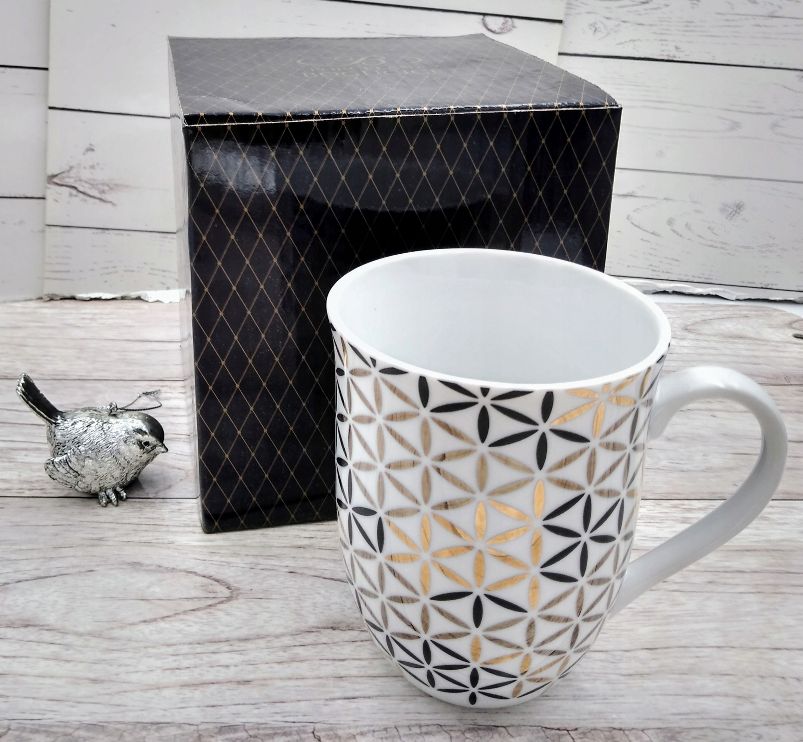 KUBEK PORCELANOWY 450 ML. LENTA BOGUCICE