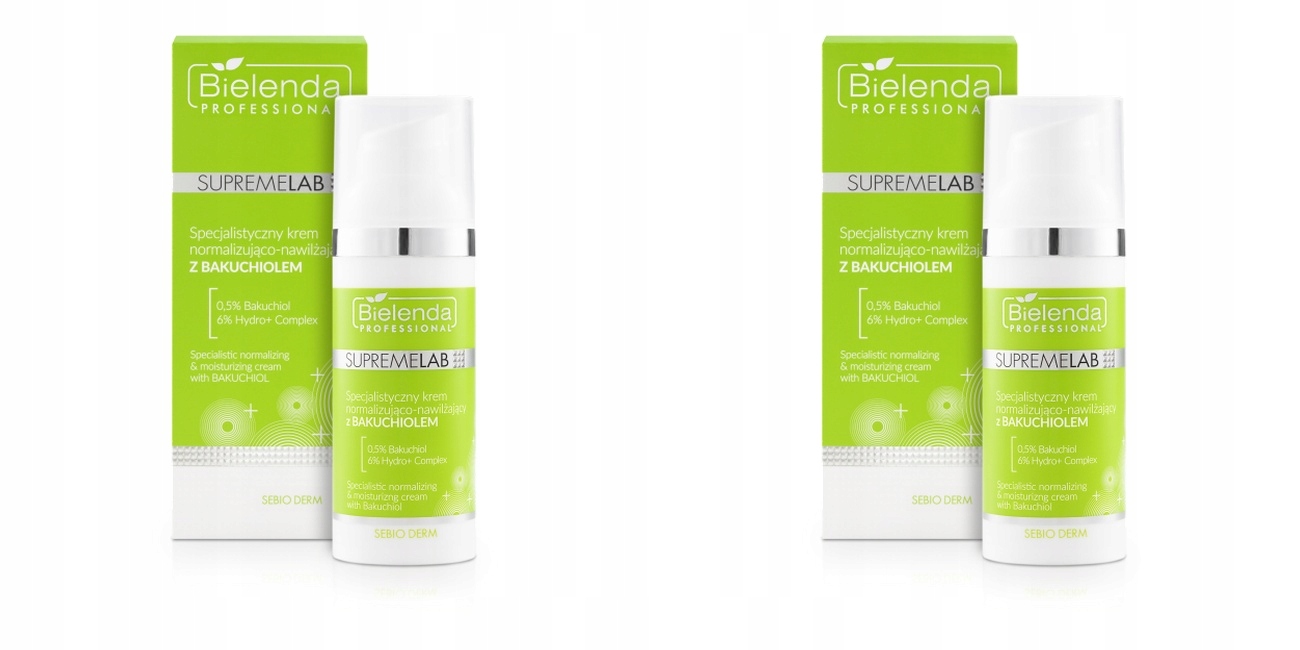 2x Bielenda Professional Specjalistyczny krem normalizująco-nawilżający