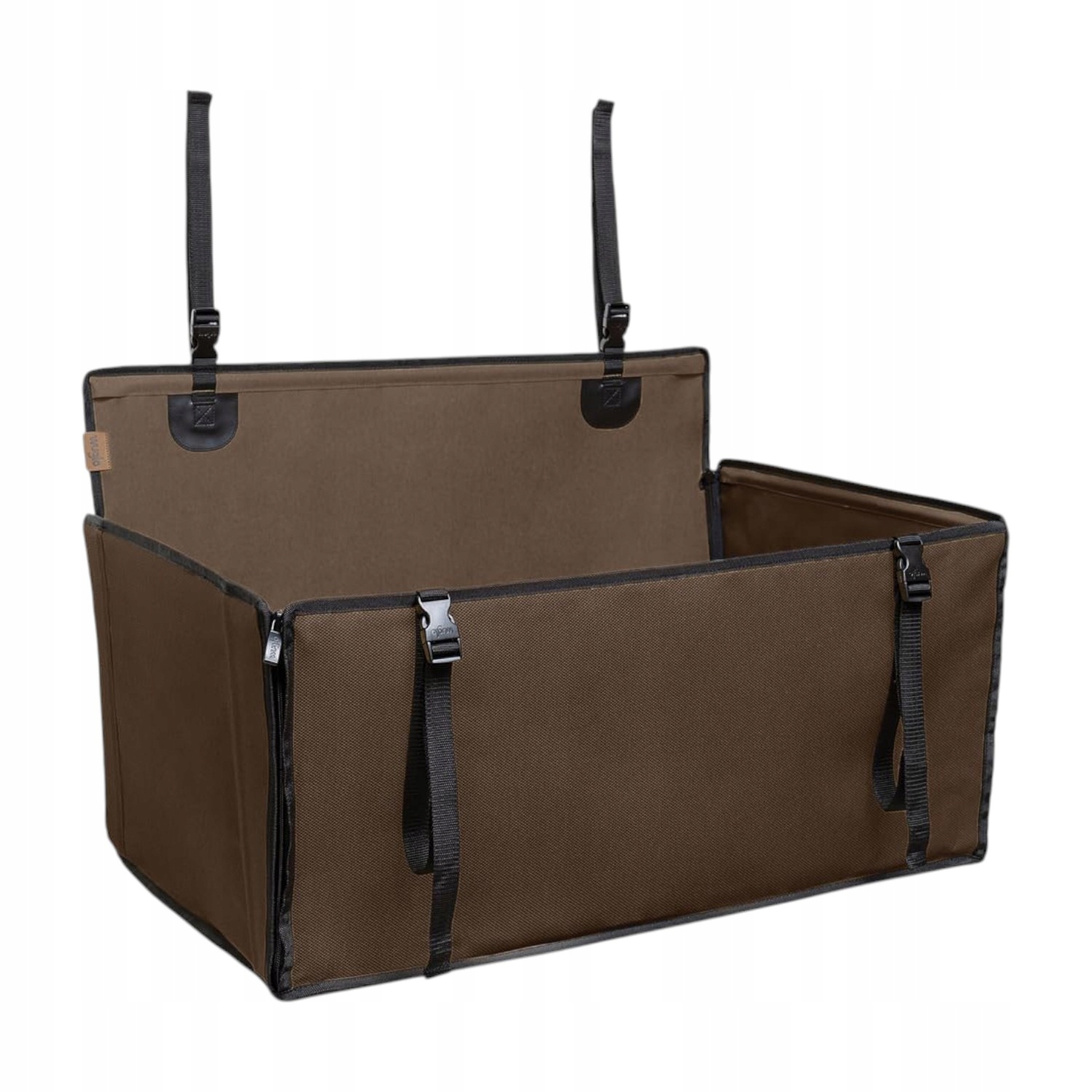 Levně Wuglo autosedačka pro psa hnědá L voděodolná s pásem