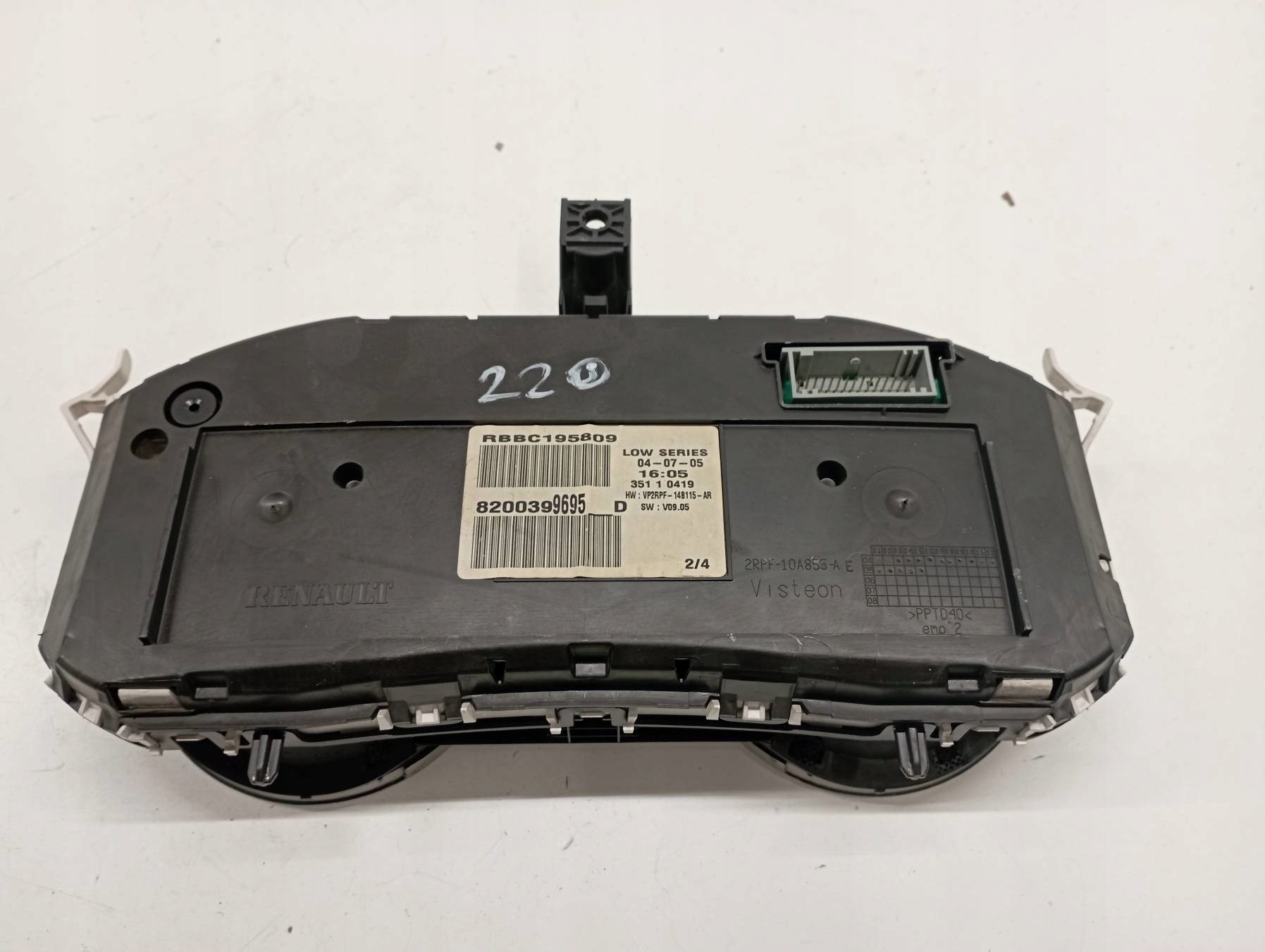 dials 8200399695D 1.5 DCI 81KM Renault Megane II (2002-2009)