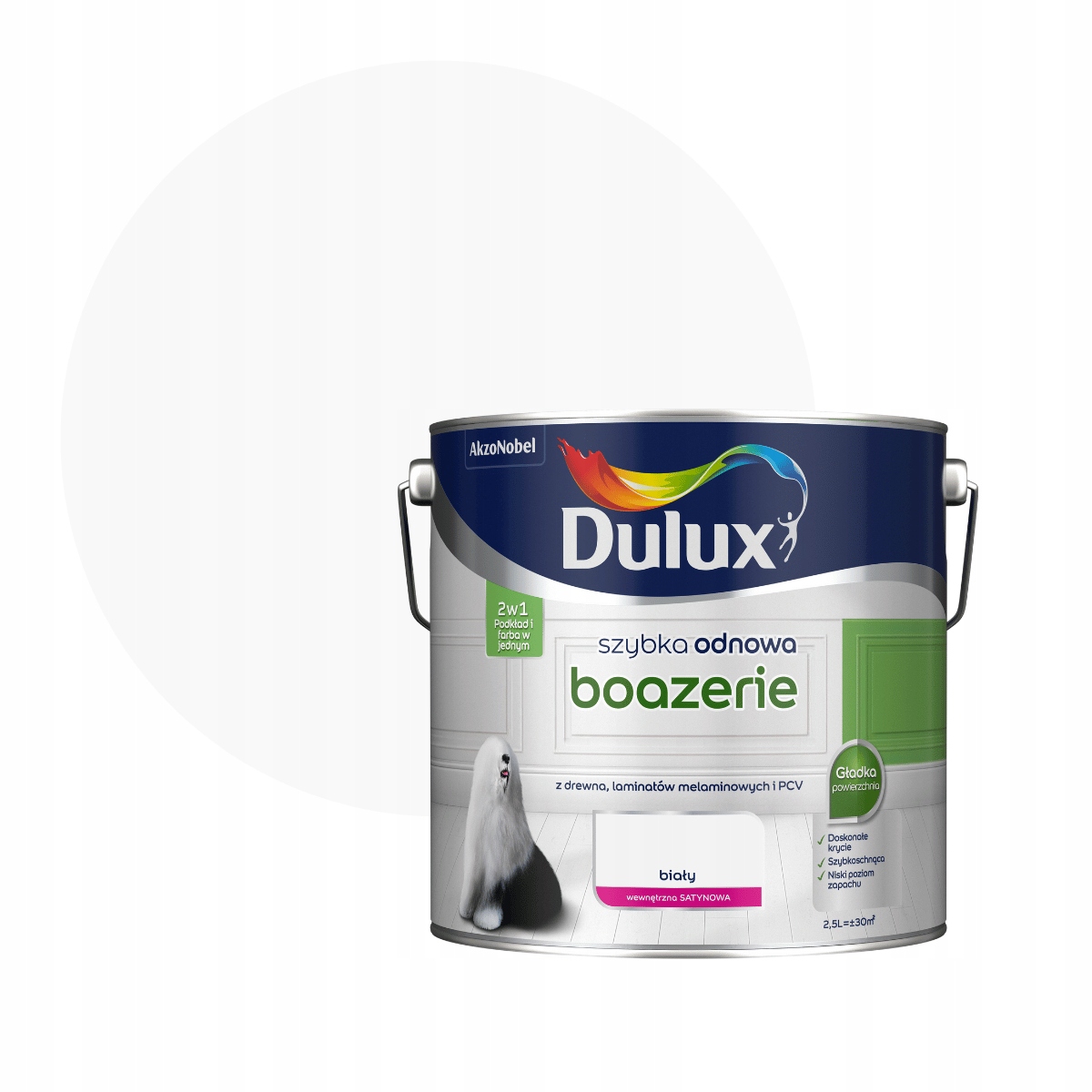 

Dulux Szybka Odnowa Boazerie 2,5L Biała