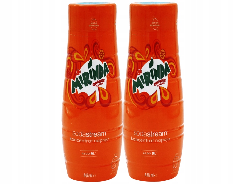 6x SYROP KONCENTRAT MIRINDA DO SATURATORA SODASTREAM 9L NAPOJU z 440ml Kod producenta MIRINDAX6