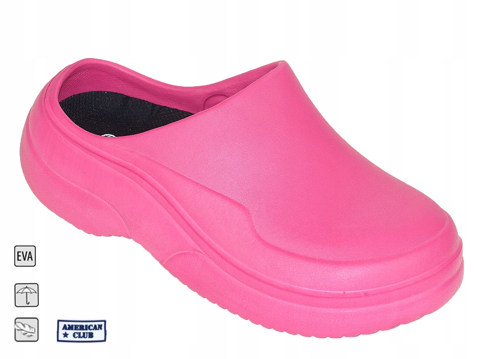 KROKSY KLAPKI OGRODOWE DAMSKIE CHODAKI PIANKOWE