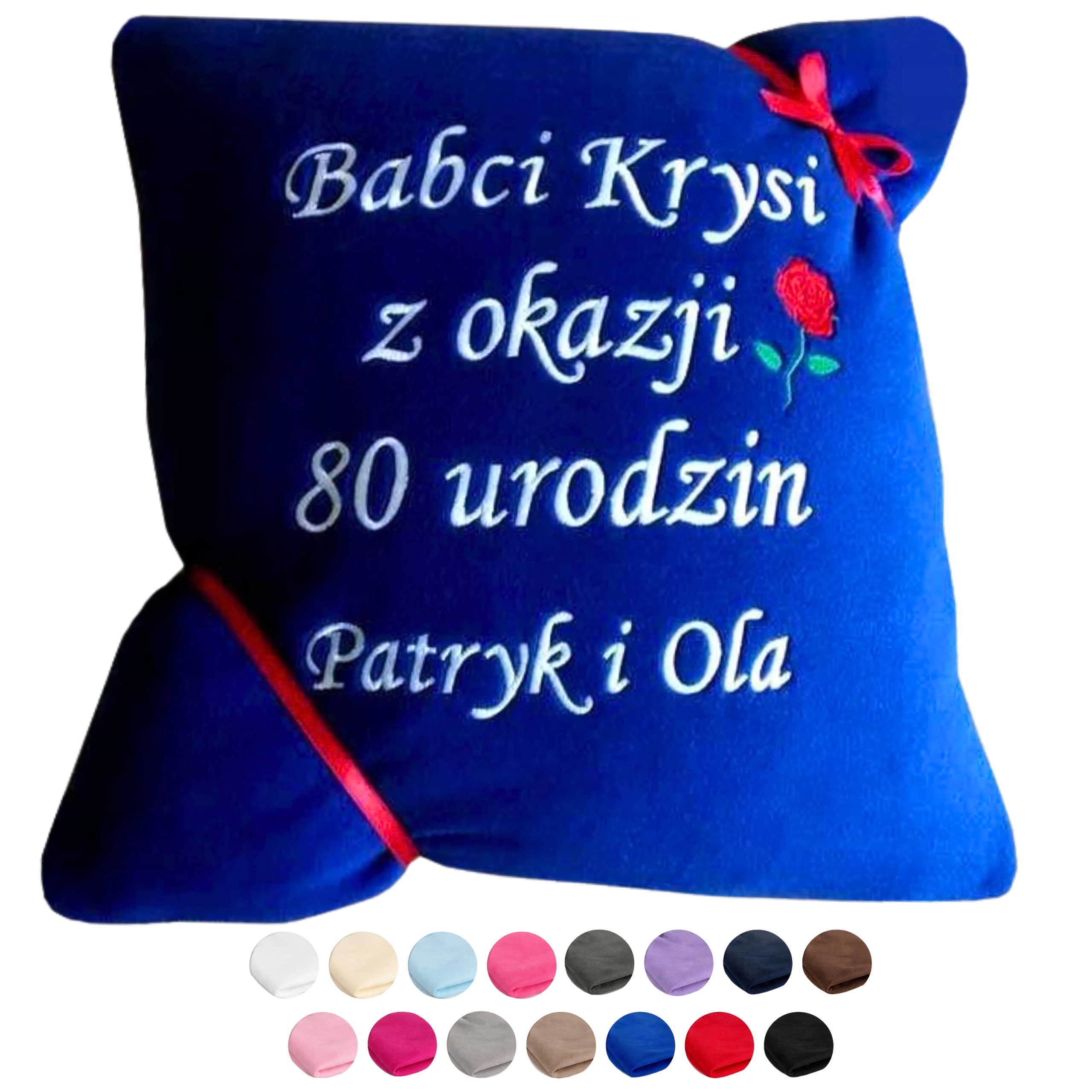 Dárek K 80. Narozeninám babičky dědečka, tatínka, pro tetu, strýčka Polštář