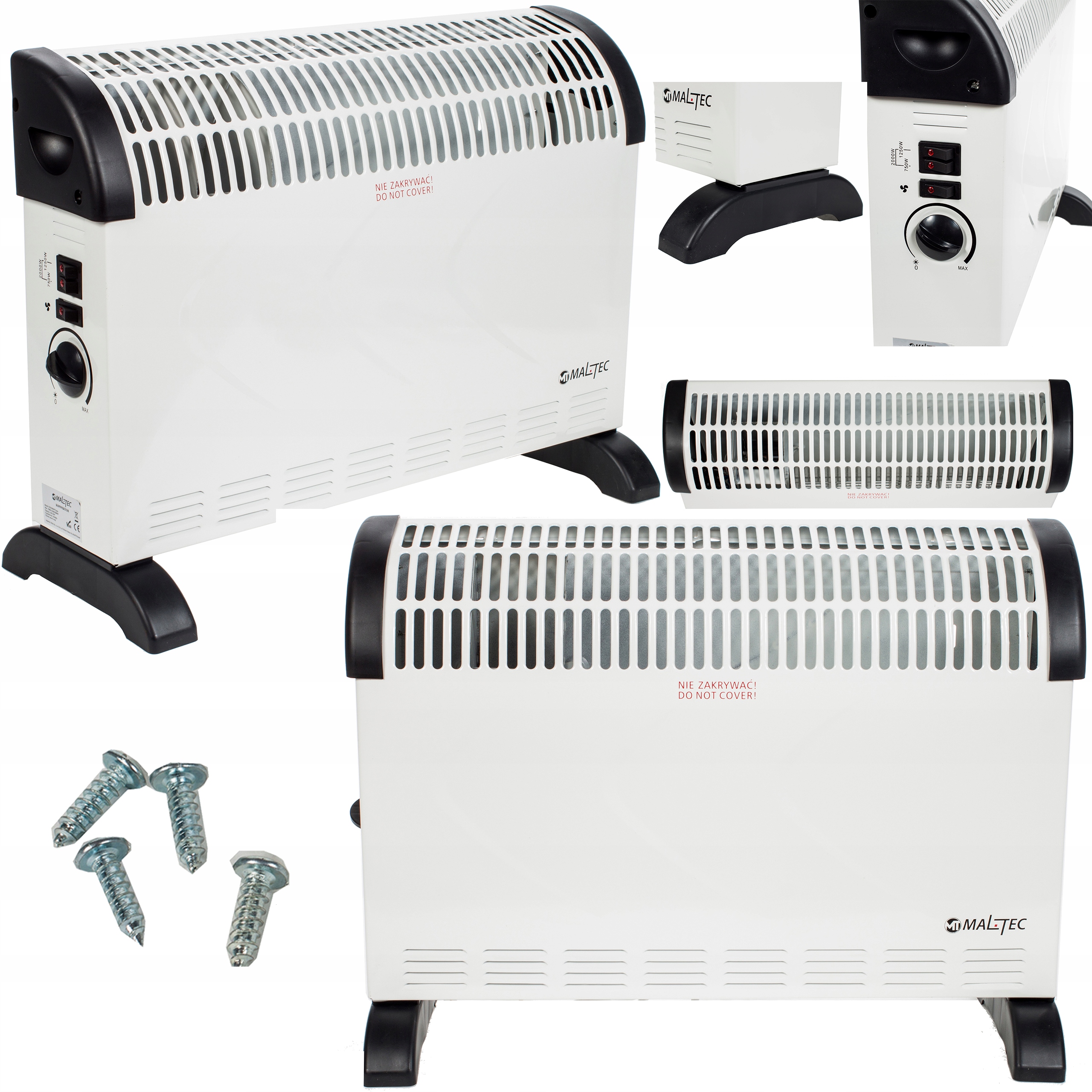 

Grzejnik Elektryczny Konwektor CH2500DW Nawiew 2kW