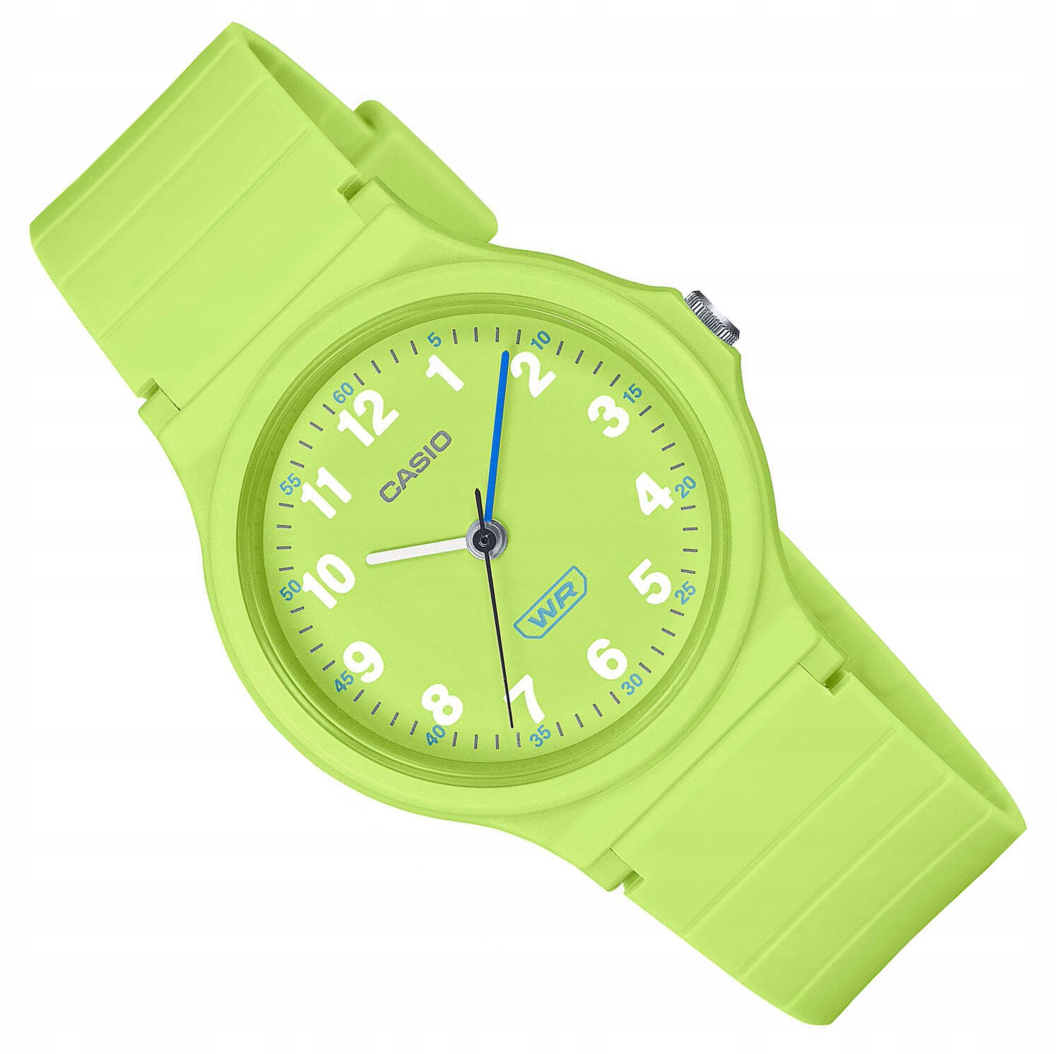 Malé Zelené Klasické Čitelné Kulatý Dámské Hodinky Casio LQ-24B-3BEF