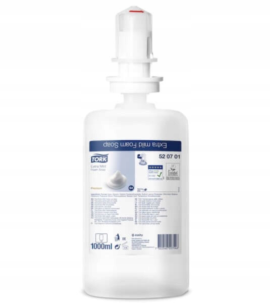 Tork 520701 – extra jemné pěnové mýdlo 1L