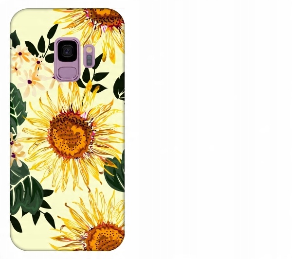 

Etui pokrowiec Samsung Galaxy S9 Kwiat żółty akwar