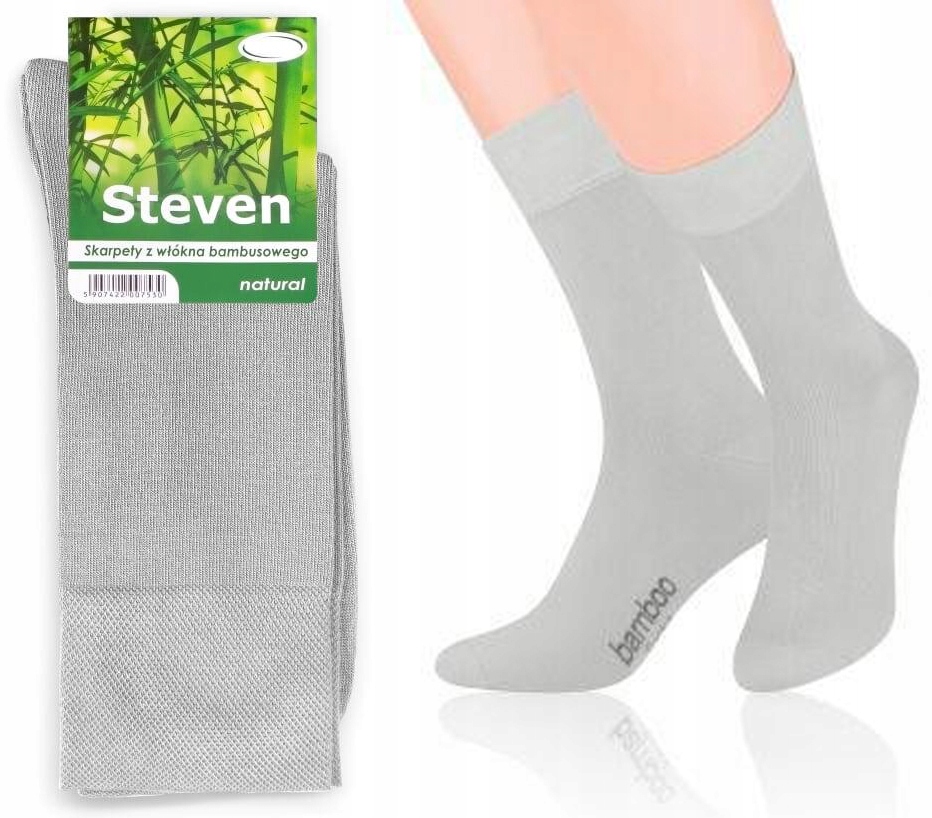 

Steven skarpety Bambusowe 086 popiel # 38-40