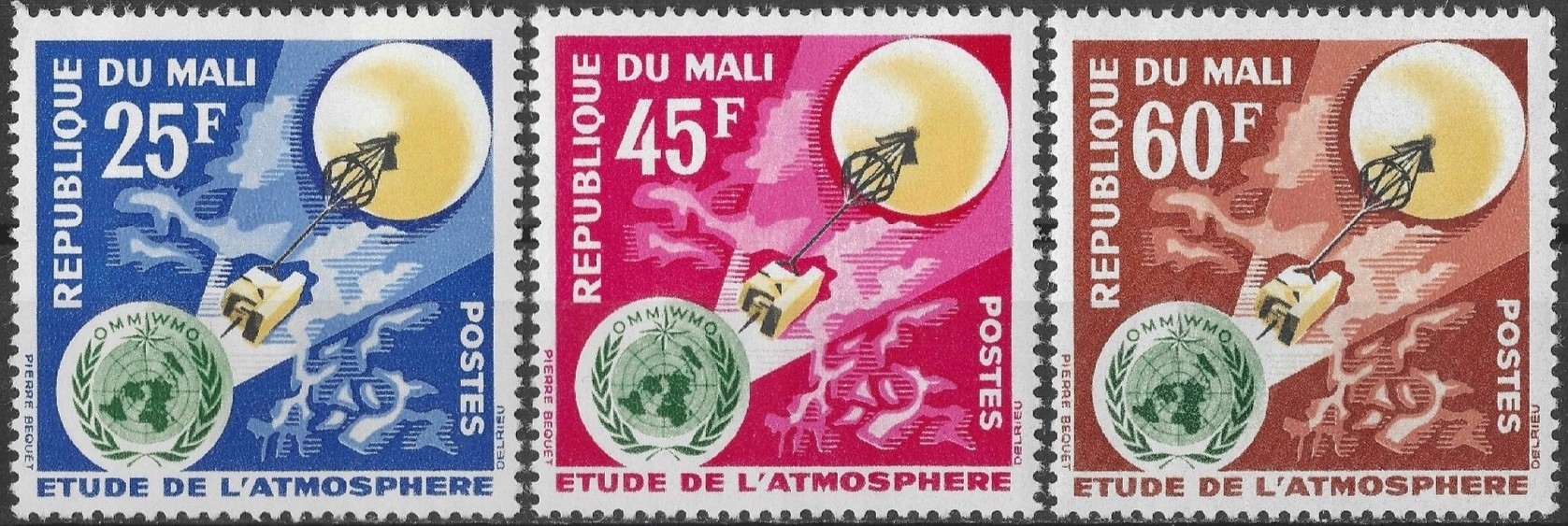 Mali - kosmos** (1963) SW 62-64