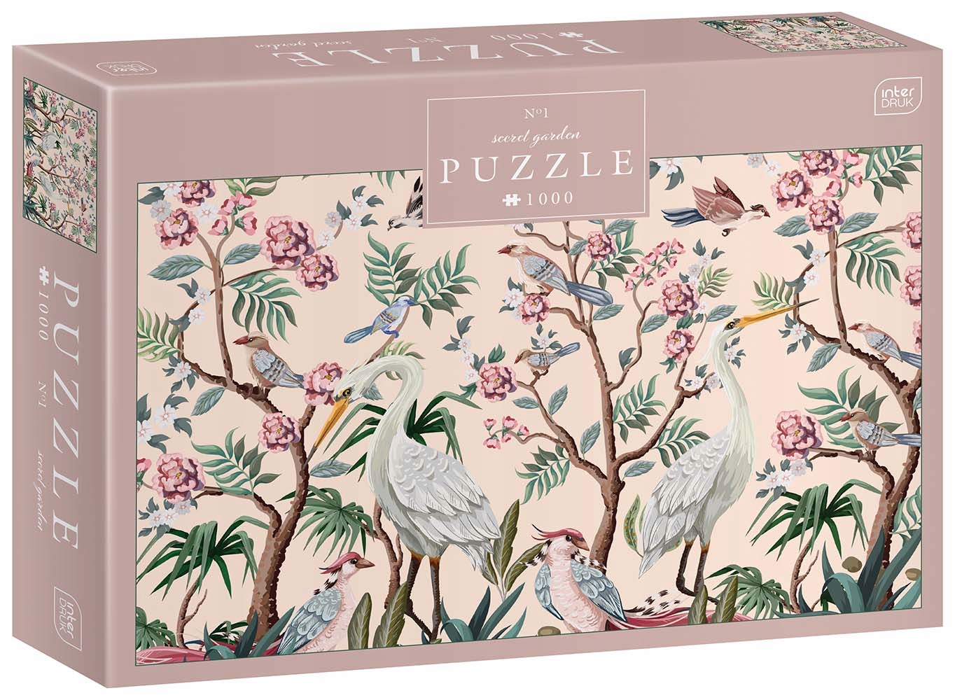 

Puzzle InterDruk 1000 elementów Secret Garden 1